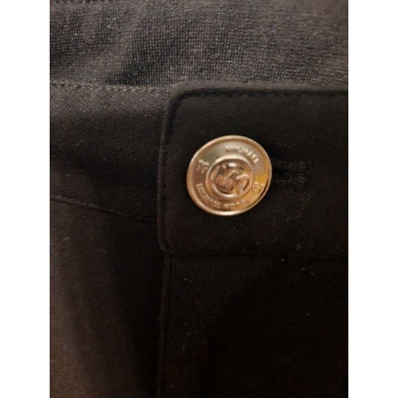 Michael Kors Womens Size 2 Black Pants Slim Skinny Leg Stretch Work Pants - Picture 2 of 5
